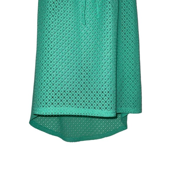 OP Ocean Pacific Seafoam Green Strapless Coverup Juniors M 7 9 Tie Elastic Sheer - Picture 3 of 9